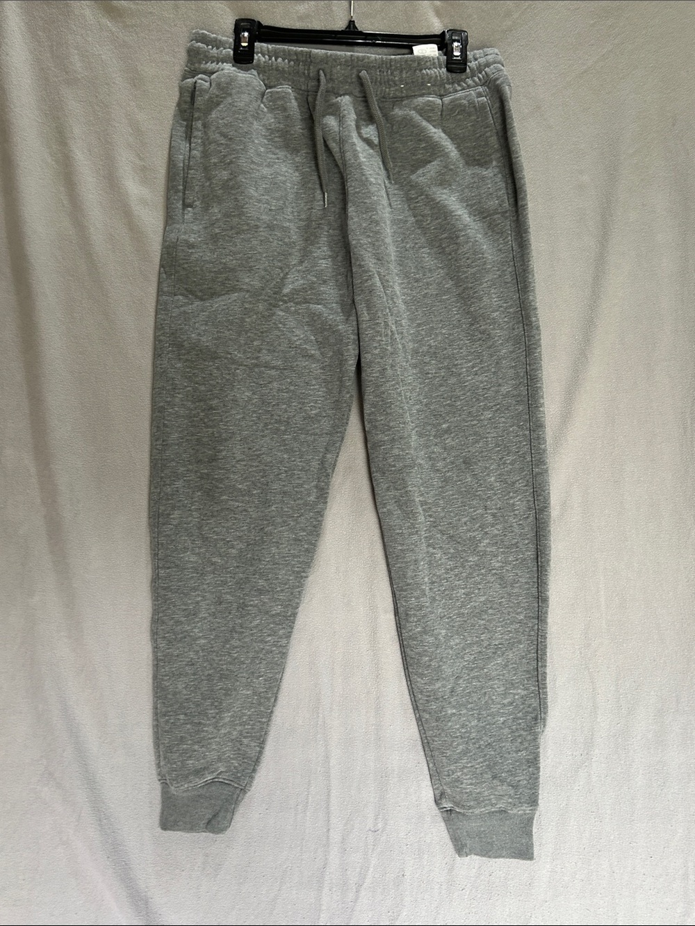 Hollister Men's Grey Fleece Jogger Sweatpants - Large Tall